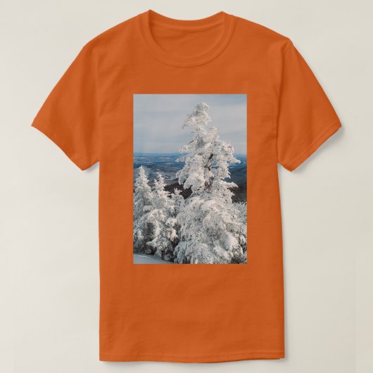 T-shirt Vue Du Mont Killington (Design devant)
