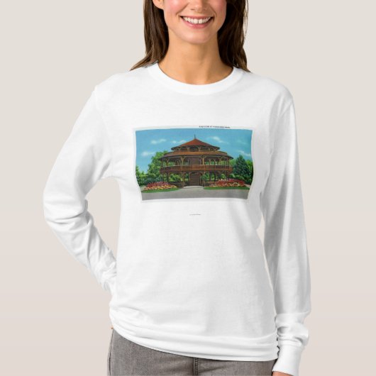 T-shirt Vue du pavillon de Highland Park (Devant)