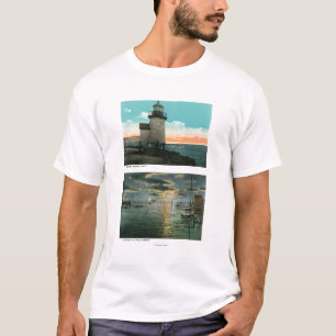 T-shirt Vue du phare de point de Brant