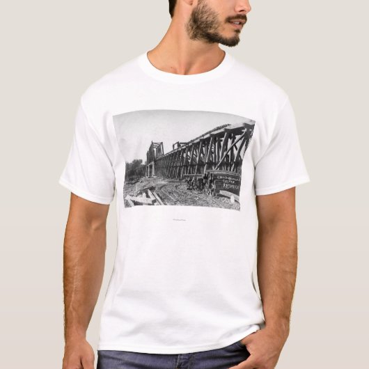 T-shirt Vue du pont de Chico-Oroville (Devant)