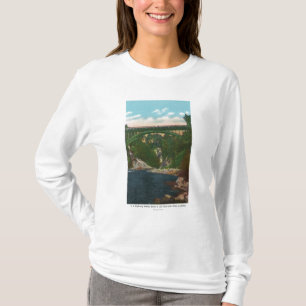 T-shirt Vue du pont des USA Hwy, itinéraire 9