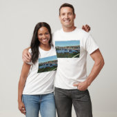 T-shirt Vue du pont en rue principale (Unisexe)