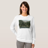 T-shirt Vue du ravin de Tuckermans, Mt. Washington (Devant entier)