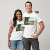 T-shirt Vue du rivage de lac (Unisexe)