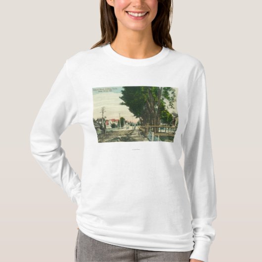 T-shirt Vue du sud de rue auburn (Devant)