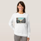 T-shirt Vue du sud de St de Chenango d'Arlington (Devant entier)