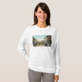 T-shirt Vue du sud de Wall Street (Devant entier)