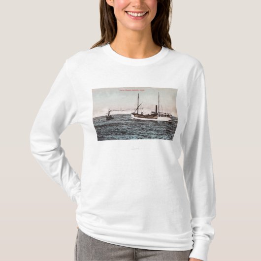 T-shirt Vue du vapeur ElizabethBandon, OU (Devant)