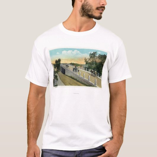 T-shirt Vue du viaduc (Devant)