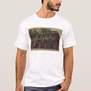 T-shirt Vue du vieux hôtel de Fallon et théâtre (1860)