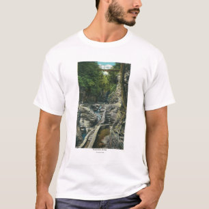 T-shirt Vue d'un pont suspendu