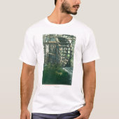 T-shirt Vue d'une eau WheelRedding, CA (Devant)