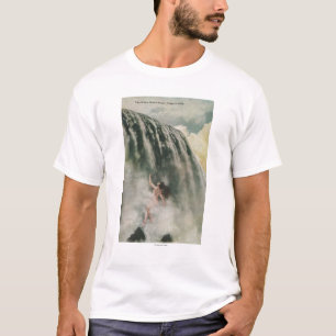 T-shirt Vue d'une femme dans les automnes