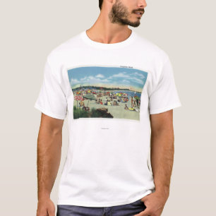 T-shirt Vue d'une plage serrée de Craigville