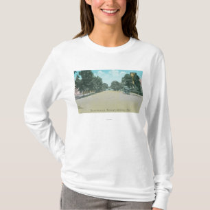 T-shirt Vue d'une résidence StreetGilroy, CA