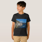 T-shirt Vue éloignée d'Atrani sur la côte d'Amalfi (Devant entier)