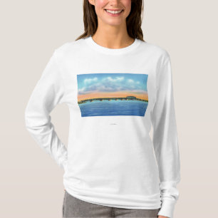 T-shirt Vue éloignée de lac du nouveau pont