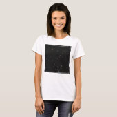 T-shirt Vue Entre Les Constellations Pisces & Andromeda (Devant entier)