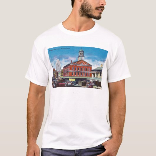 T-shirt Vue extérieure de Faneuil Hall (Devant)