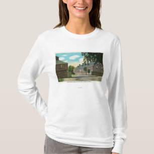 T-shirt Vue extérieure de fort Weston et de Chambre de