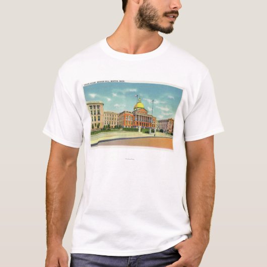 T-shirt Vue extérieure de la Chambre d'état sur la balise (Devant)
