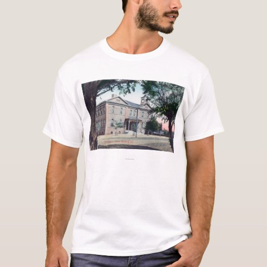 T-shirt Vue extérieure de la grammaire SchoolRedding, CA (Devant)
