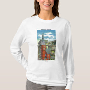 T-shirt Vue extérieure de la vieille église du sud