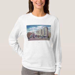 T-shirt Vue extérieure de l'autobus de central de Portlan