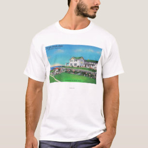 T-shirt Vue extérieure de l'hôtel Pacifique de plage