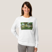 T-shirt Vue extérieure de manoir de GEN Philip Schuyler (Devant entier)
