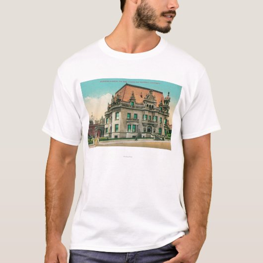 T-shirt Vue extérieure de manoir de Spreckels, Van Ness (Devant)