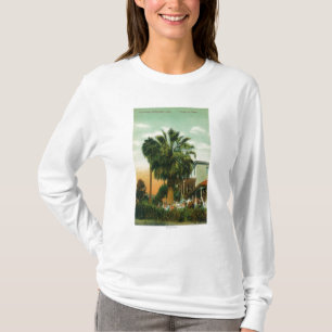 T-shirt Vue extérieure de paume d'Au d'hôtel