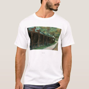 T-shirt Vue extérieure de taverne et de chaussée de Fitc