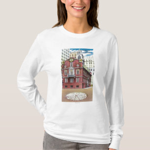 T-shirt Vue extérieure de vieille Chambre d'état