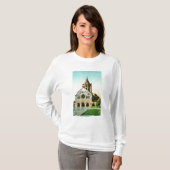 T-shirt Vue extérieure d'église commémorative chez (Devant entier)