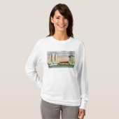 T-shirt Vue extérieure du bâtiment de gouvernement des USA (Devant entier)