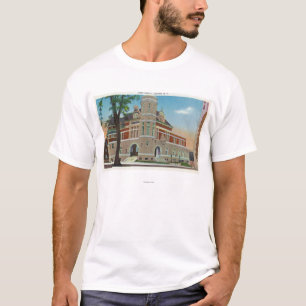 T-shirt Vue extérieure du bureau de poste 3