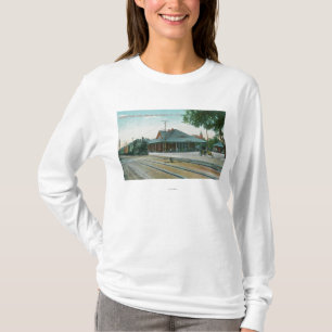 T-shirt Vue extérieure du dépôt Pacifique du sud