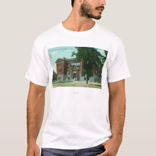 T-shirt Vue extérieure du lycée 3