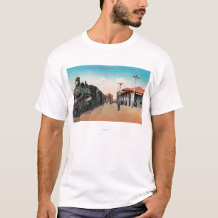 T-shirt Vue extérieure du Pacifique du nord-ouest rr