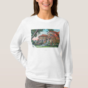 T-shirt Vue extérieure d'une résidence typique