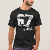 T-shirt Vue frontale de Chevy Impala 1967 (Devant)