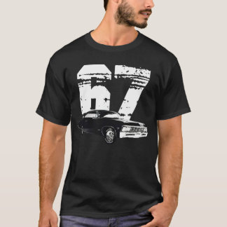 T-shirt Vue frontale de Chevy Impala 1967