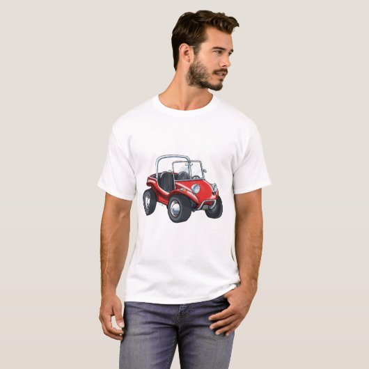 T-shirt Vue frontale de Dunebuggy opentop (Devant entier)