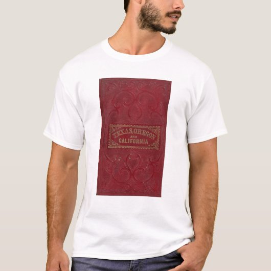 T-shirt Vue géographique du Texas (Devant)