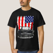 T-shirt Vue Grill avant Chevy Bel 1957  (Devant)