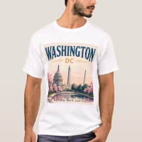 Vue historique de Washington DC