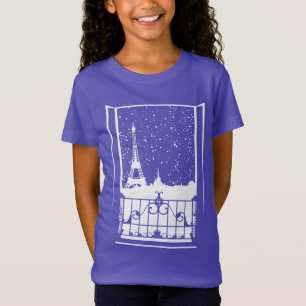 T-Shirt Vue hivernale parisienne