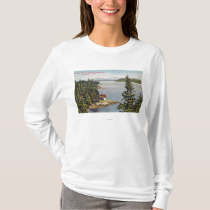 T-shirt Vue marine d'entraînement de rivage du nord de