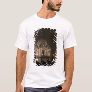 T-shirt Vue nocturne à travers l'eau de San Giorgio Maggio